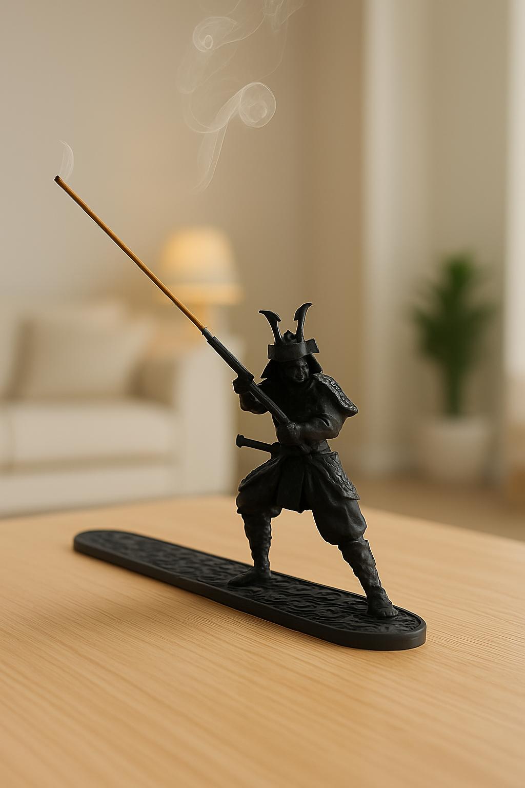 Samurai Figürlü Çubuk Tütsülük